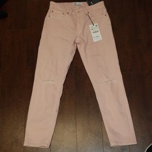 Light pink Zara Jean's size 4 new with tags